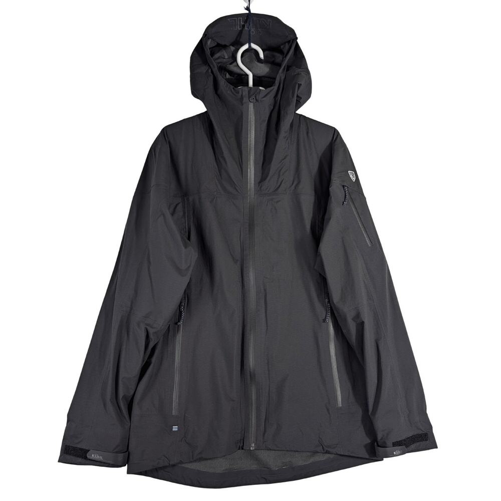 KUHL The One Shell Waterproof Full Zip Jacket Black Raven Men’s Size Small USED